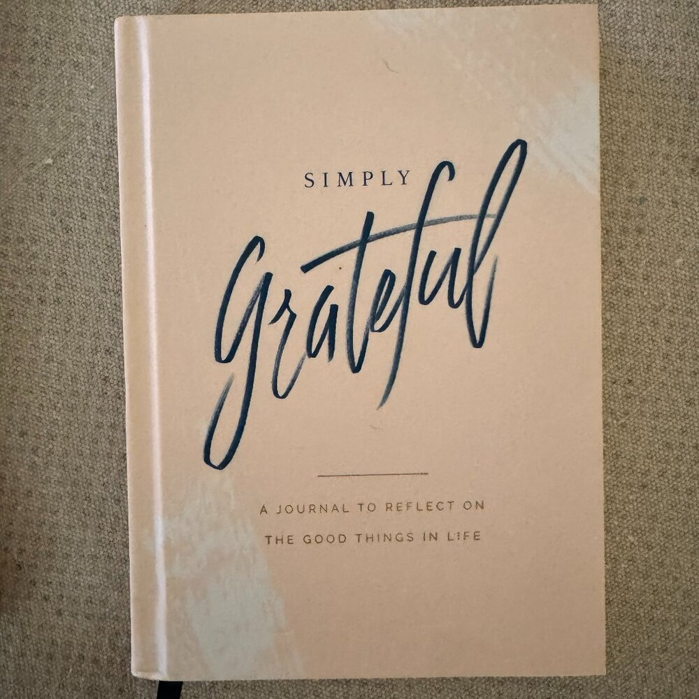 Simply Grateful Guided Journal Hardcover